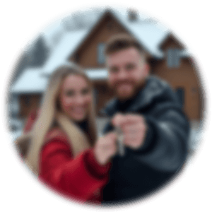 Family with New Home